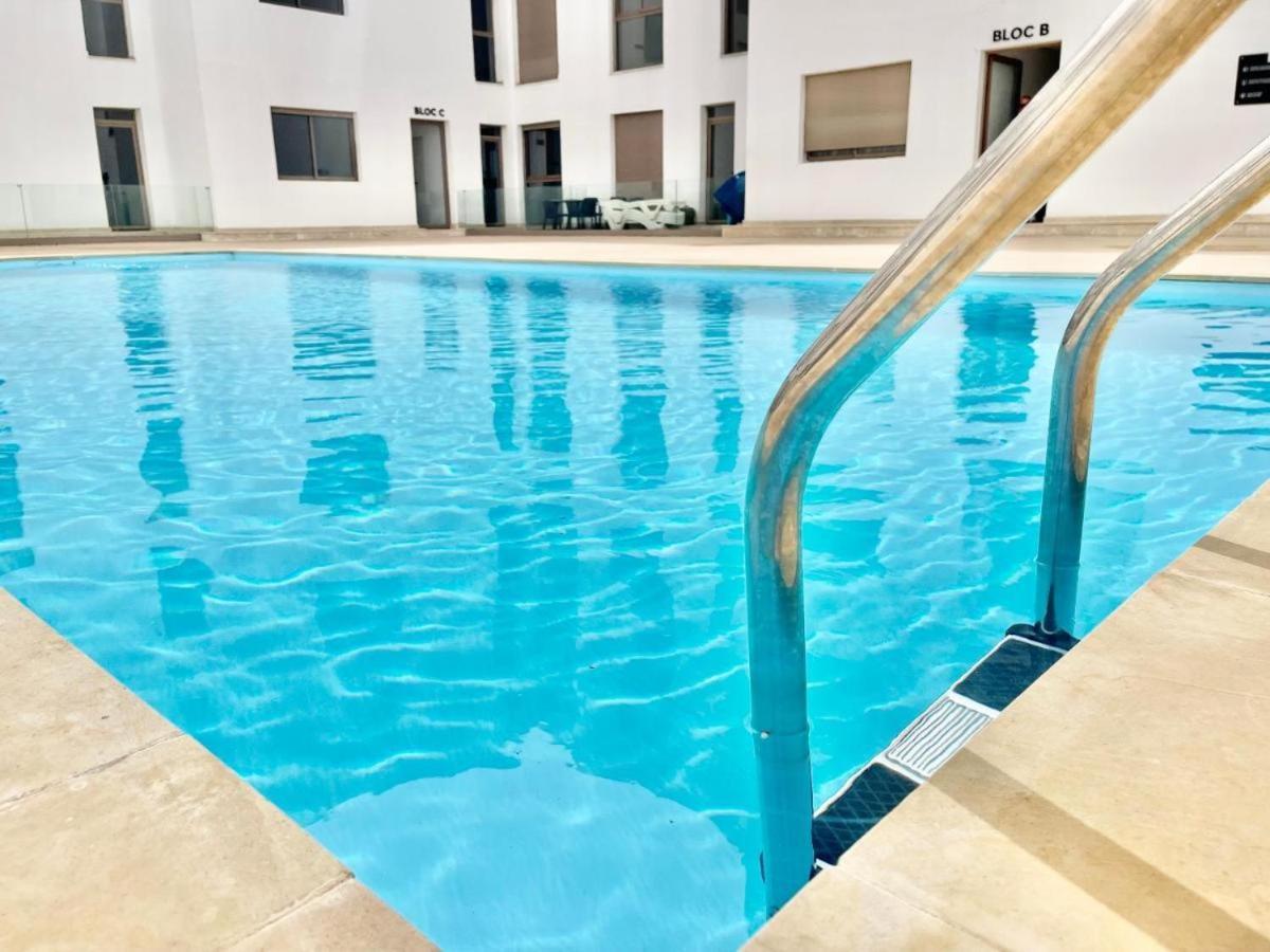 Appart Agadir Bay Centre Piscine Plage A 5Mnts A Pieds Exterior photo